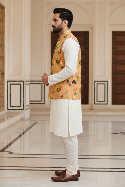 Title: Avant-Garde Heritage: The Illustrated Pop-Art Nehru Ensemble