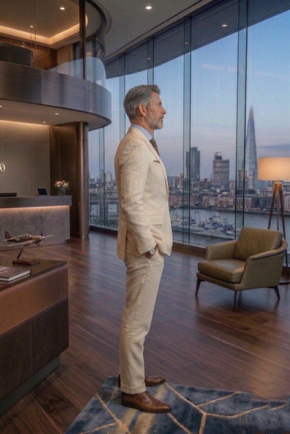 Men'sLuxury Slim-Fit Jetsetter Business Suits