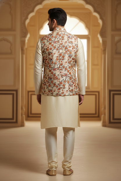 Saffron Splendor: A Masterclass in Traditional Warmth