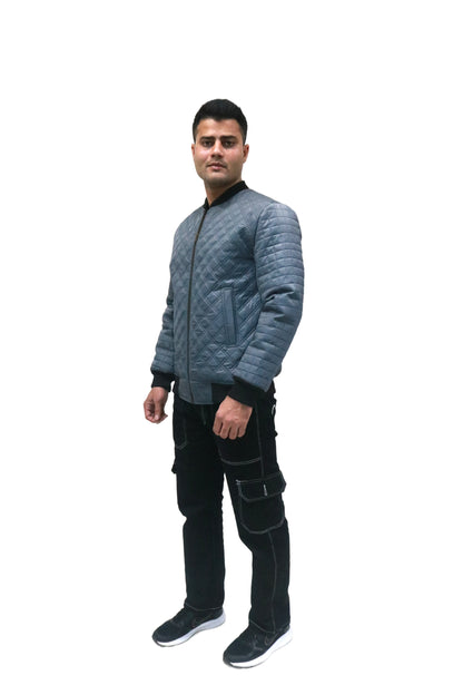 Men's Winter Jacket Custom Made For Winter Clothing Blue Winter Dress African Clothing Men Winter Coat Man Winter Coat Bomber jacket