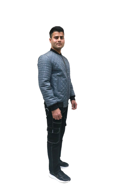 Men's Winter Jacket Custom Made For Winter Clothing Blue Winter Dress African Clothing Men Winter Coat Man Winter Coat Bomber jacket