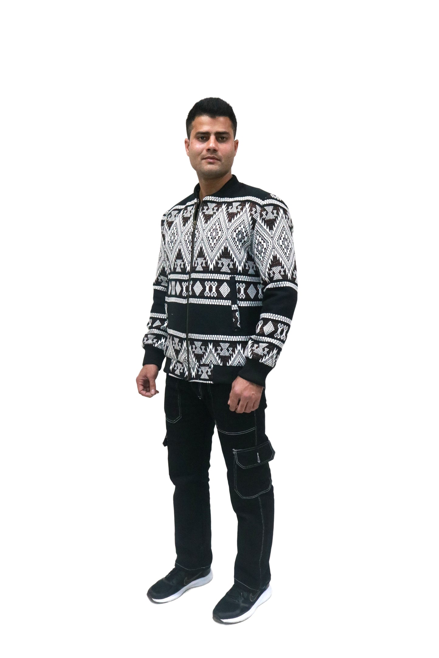 Black And White Color Mens Embroidered Jacket Custom Embroidery Blazer Silk Mens Jacket Embroidered Wedding Jacket African Men Clothing