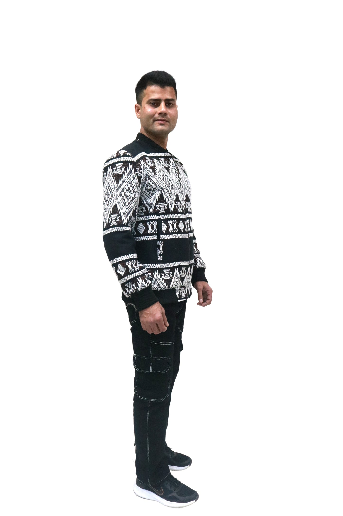 Black And White Color Mens Embroidered Jacket Custom Embroidery Blazer Silk Mens Jacket Embroidered Wedding Jacket African Men Clothing