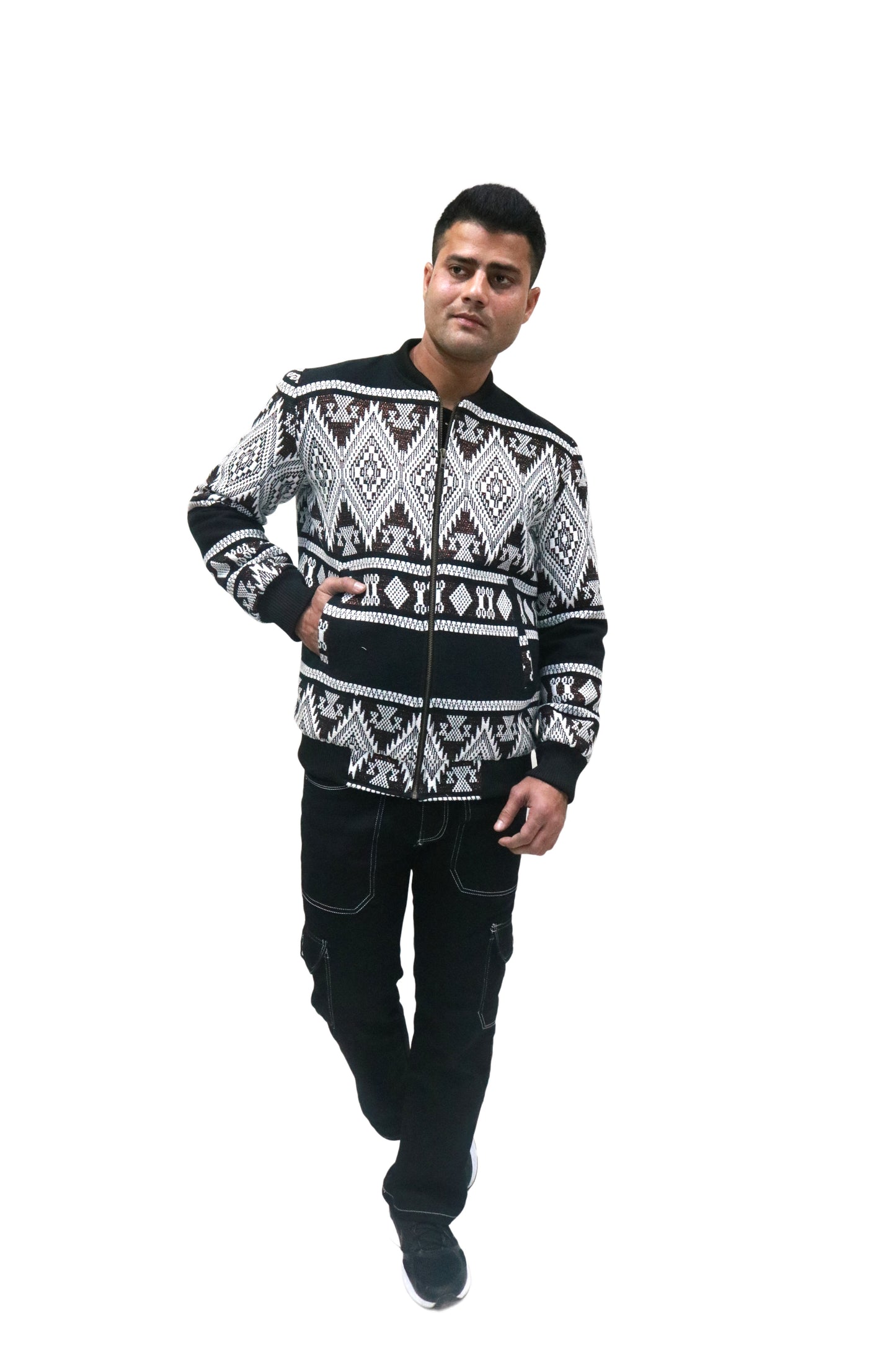 Black And White Color Mens Embroidered Jacket Custom Embroidery Blazer Silk Mens Jacket Embroidered Wedding Jacket African Men Clothing
