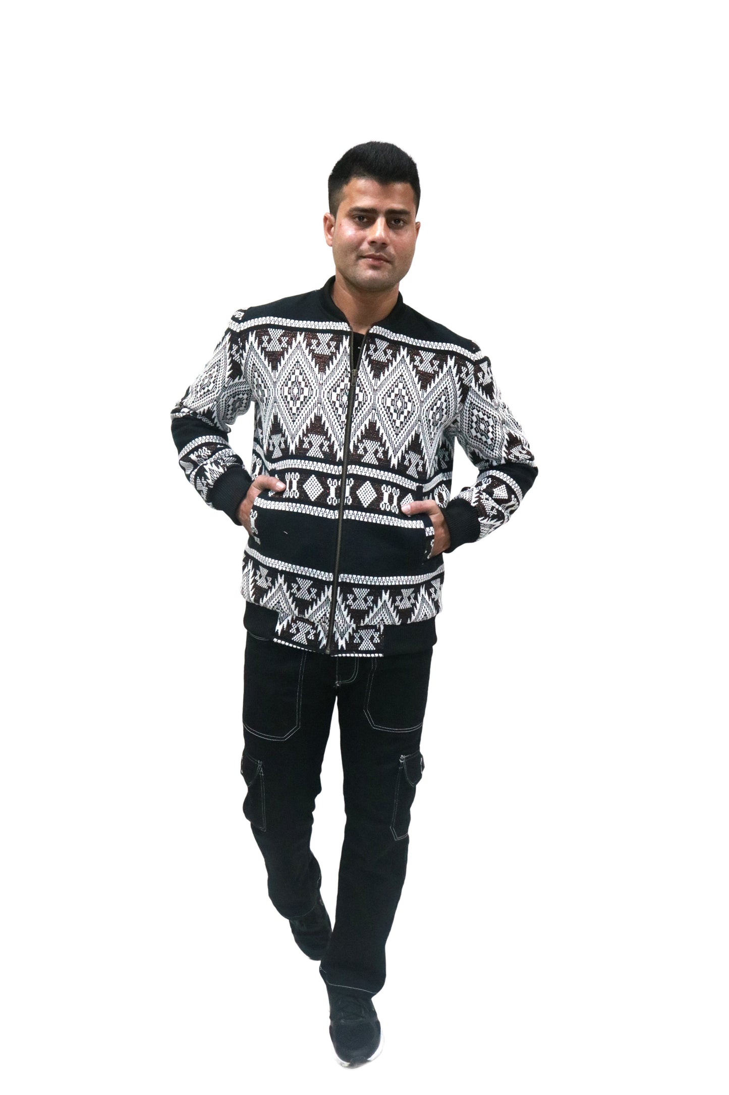 Black And White Color Mens Embroidered Jacket Custom Embroidery Blazer Silk Mens Jacket Embroidered Wedding Jacket African Men Clothing