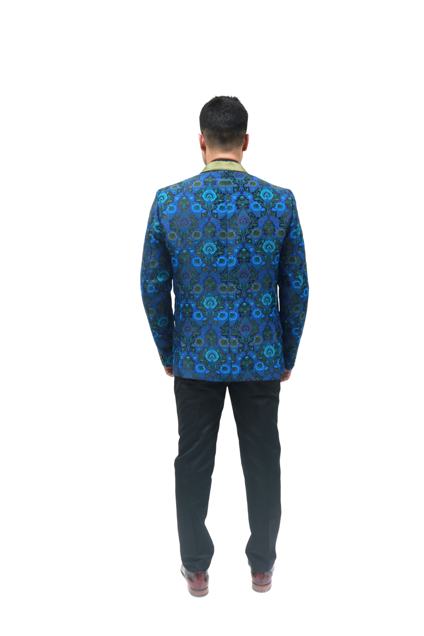 Tuxedo Party Wear Art Silk Jacquard Jacket/Blazer