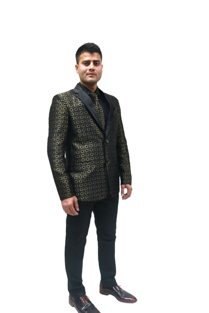 Luxury Tuxedo - Art Silk Jacquard for Weddings & Special Events