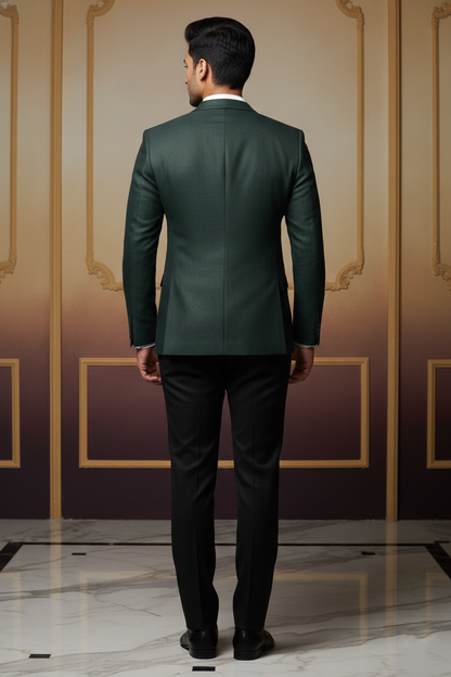 The Emerald Enigma: Minimalist Elegance in Modern Tailoring