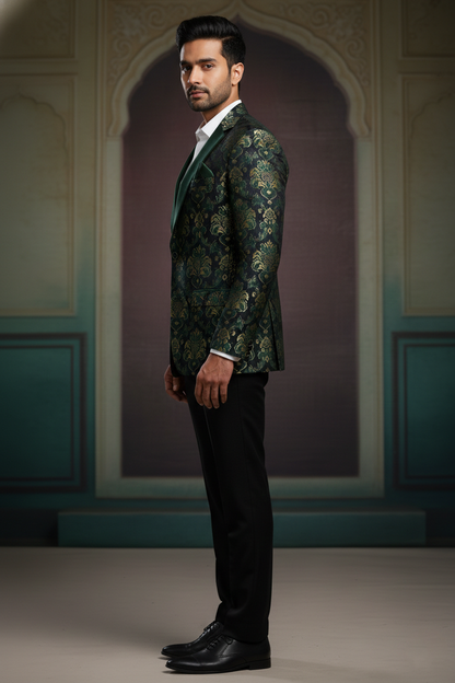 The Emerald Sovereign: A Fusion of Heritage and Modern Tailoring