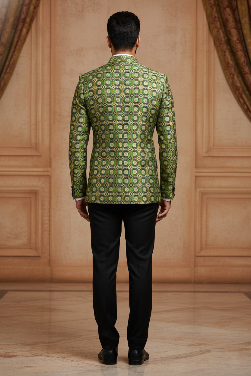 The Emerald Enigma: Minimalist Elegance in Modern Tailoring