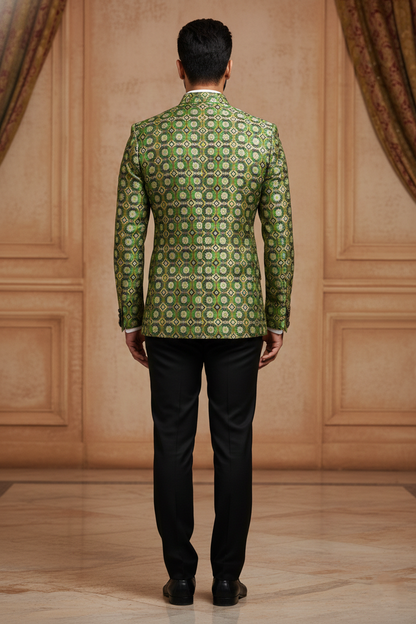 The Emerald Enigma: Minimalist Elegance in Modern Tailoring