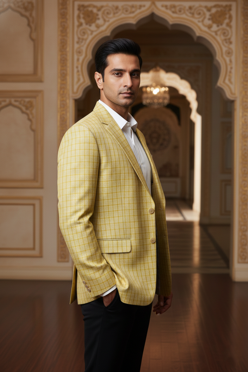The Canary Classic: A Sunshine Silhouette in Contemporary Tailoring