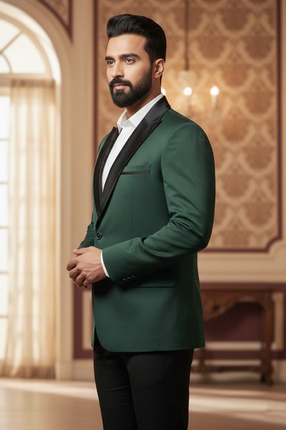The Emerald Enigma: Minimalist Elegance in Modern Tailoring