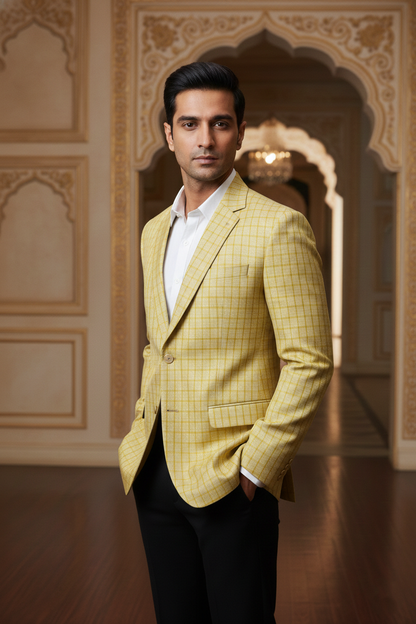 The Canary Classic: A Sunshine Silhouette in Contemporary Tailoring