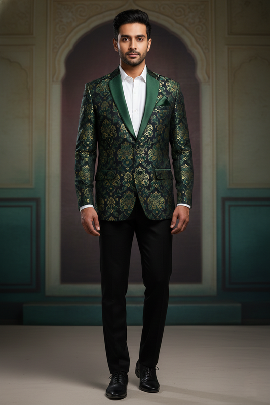 The Emerald Sovereign: A Fusion of Heritage and Modern Tailoring