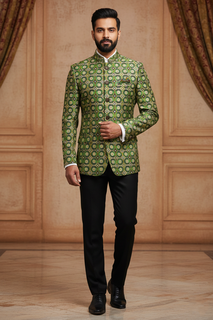 The Emerald Enigma: Minimalist Elegance in Modern Tailoring