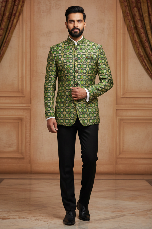 The Emerald Enigma: Minimalist Elegance in Modern Tailoring