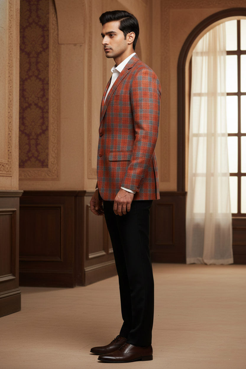 The Terracotta Trailblazer: A Fusion of Heritage and Modern Plaid