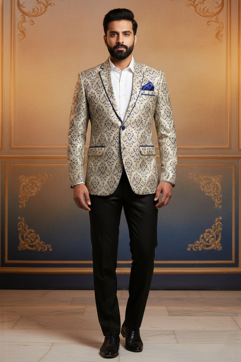The Opulent Artisan: A Masterpiece in Gilded Brocade