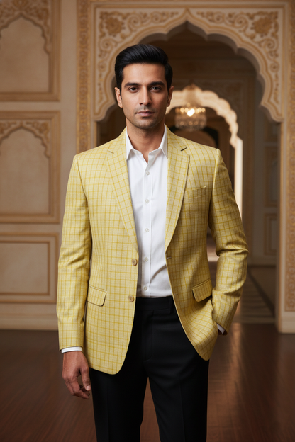 The Canary Classic: A Sunshine Silhouette in Contemporary Tailoring