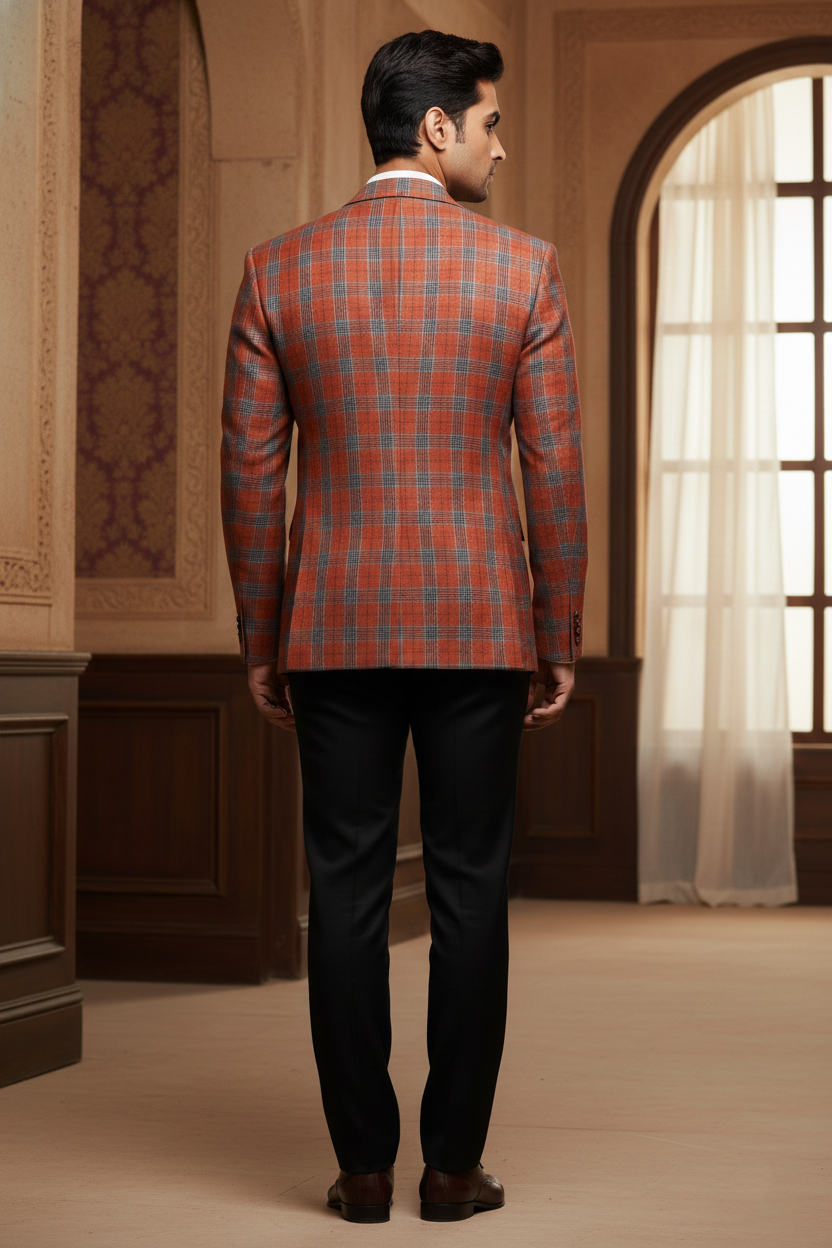 The Terracotta Trailblazer: A Fusion of Heritage and Modern Plaid