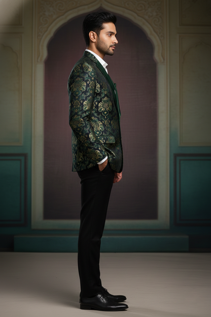 The Emerald Sovereign: A Fusion of Heritage and Modern Tailoring