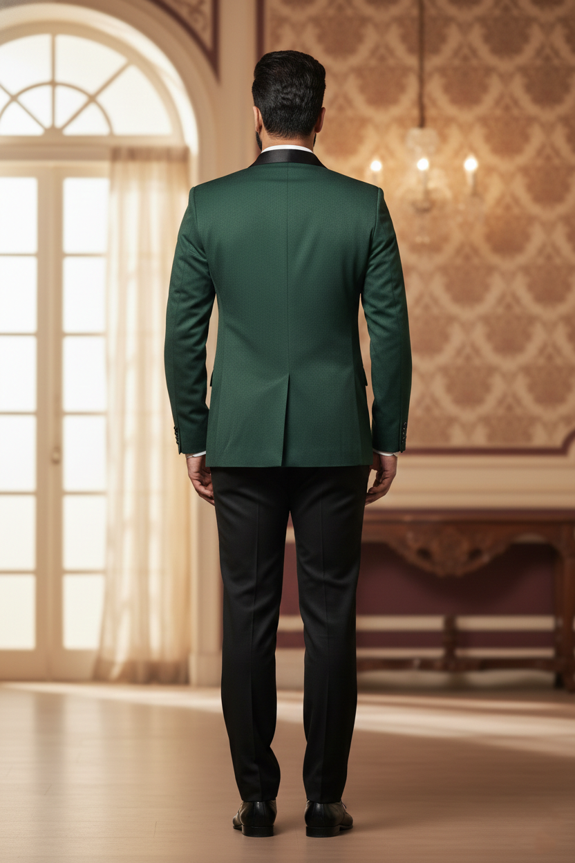 The Emerald Enigma: Minimalist Elegance in Modern Tailoring