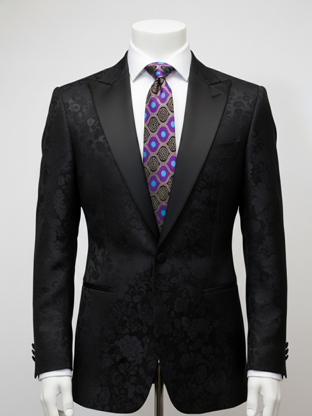 Men's Premium Printed Silk Tie -- Formal & party Wear.