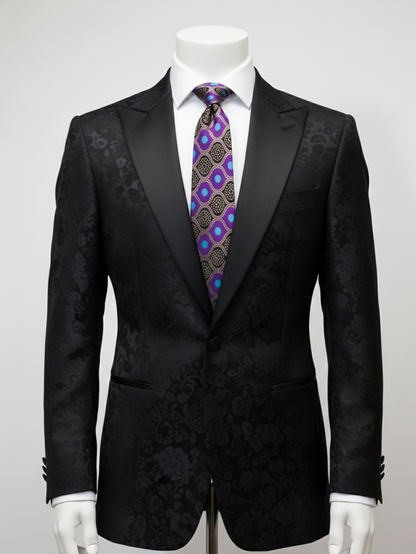 Men's Premium Printed Silk Tie -- Formal & party Wear.