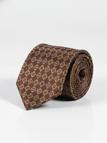 Red Art Silk Tie – Classic Elegant Finish