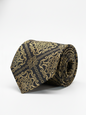 Black Tie with Heavy Golden Work – Luxury Statement Necktie